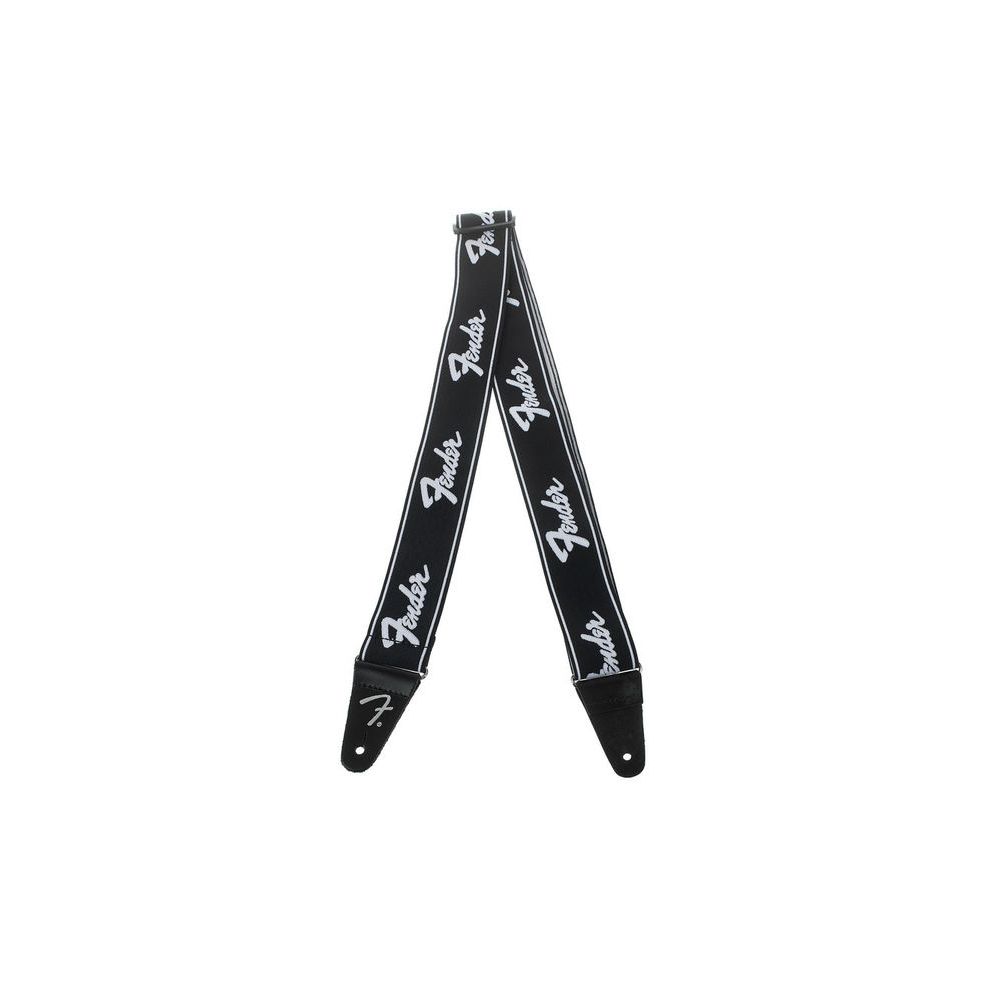 Fender Running Logo Strap BW – Thomann Ireland