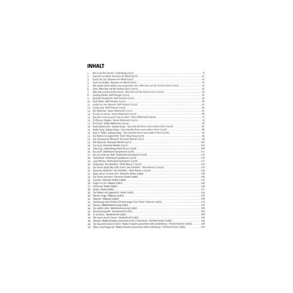 Bosworth Udo Lindenberg Perlensammlung – Thomann Ireland