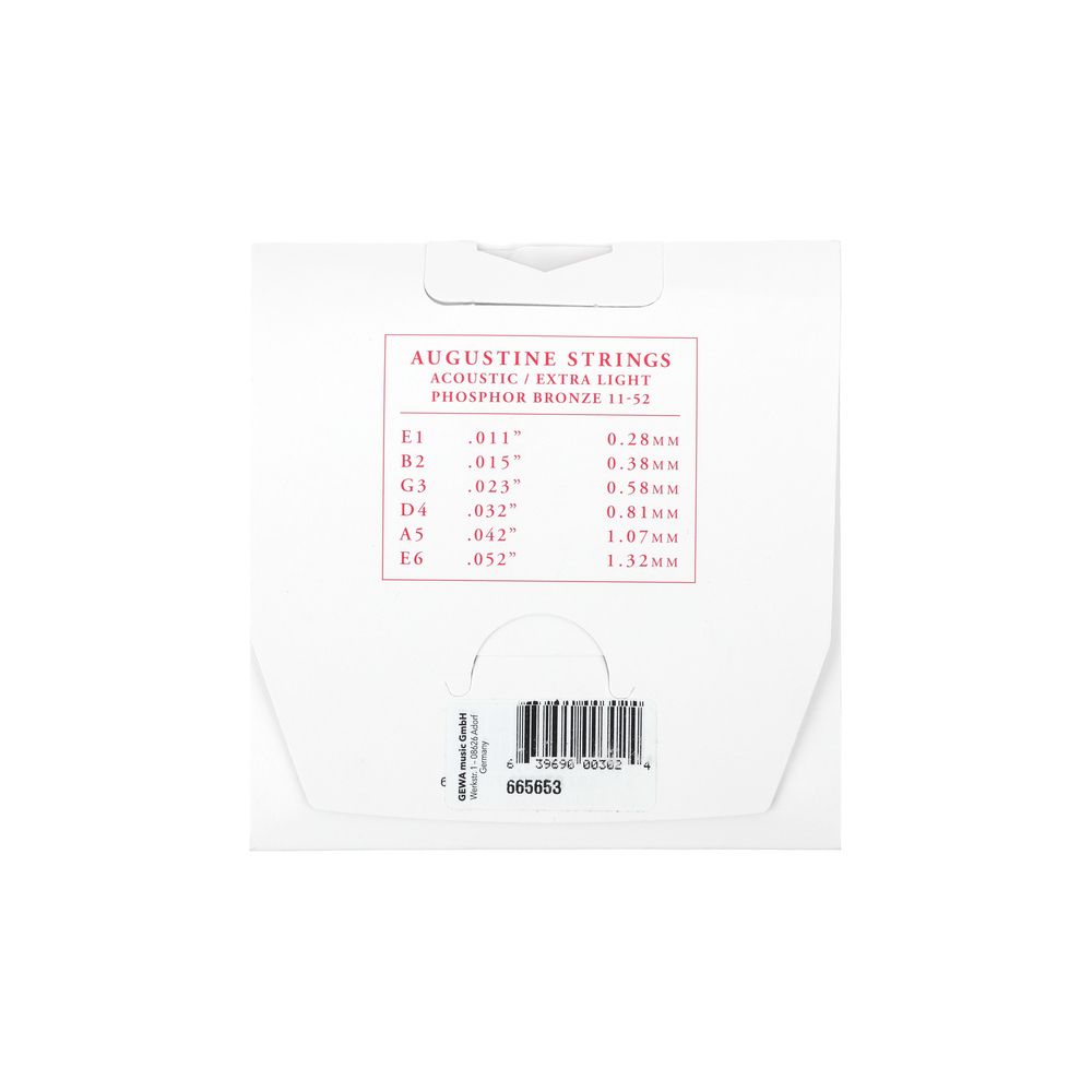 Augustine Acoustic Extra Light 11.52 – Thomann Ireland