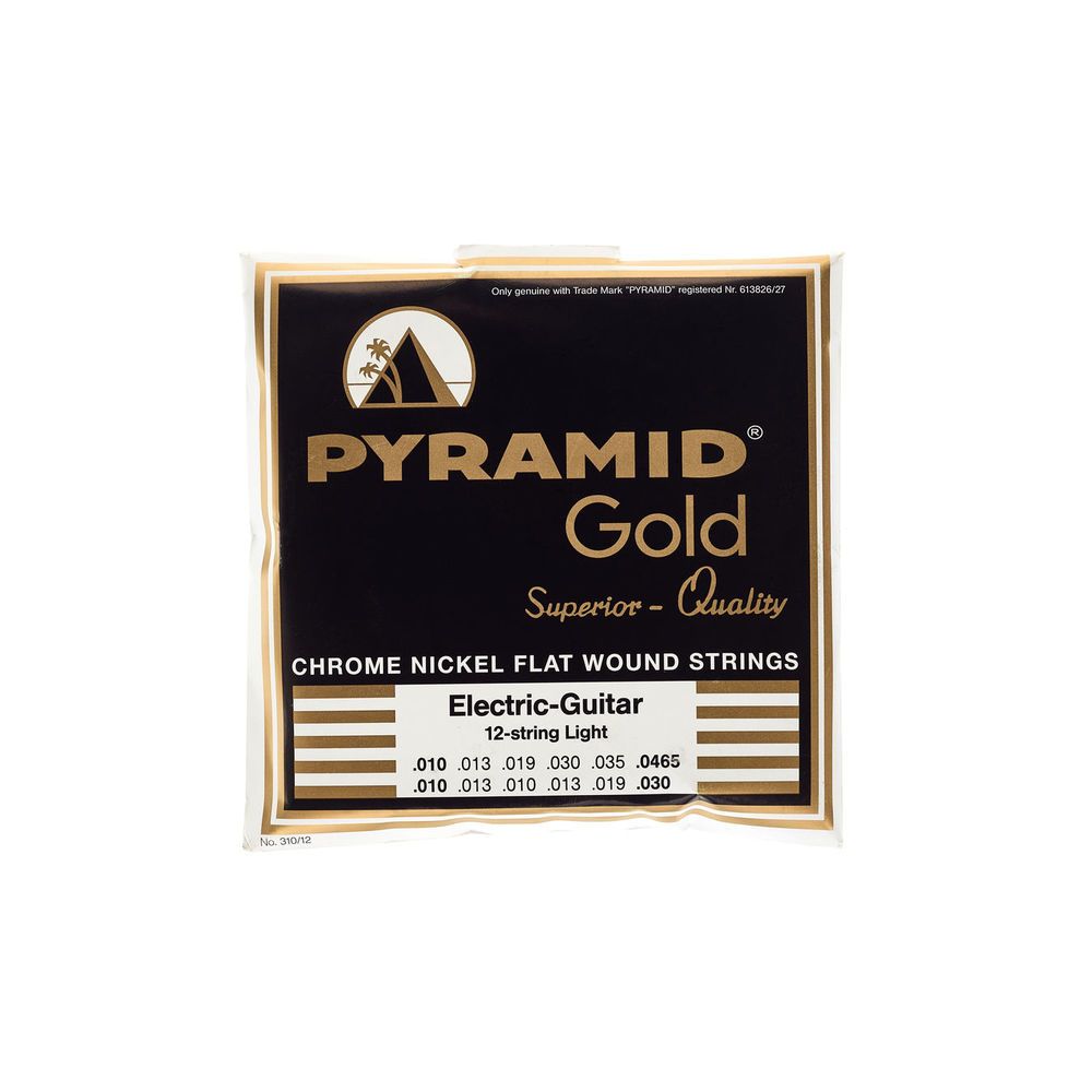Pyramid Gold Nickel Flatwound 310/12 – Thomann Ireland