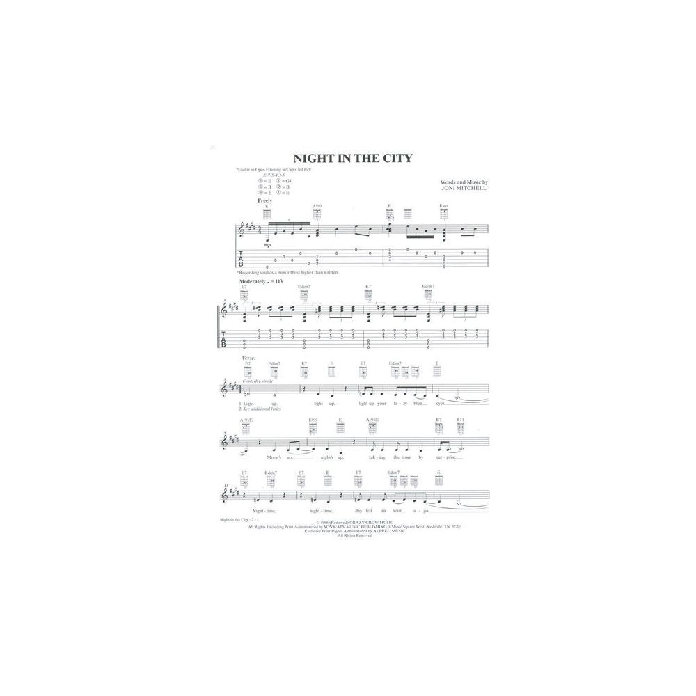 Alfred Music Publishing Joni Mitchell Complete So Far – Thomann Ireland