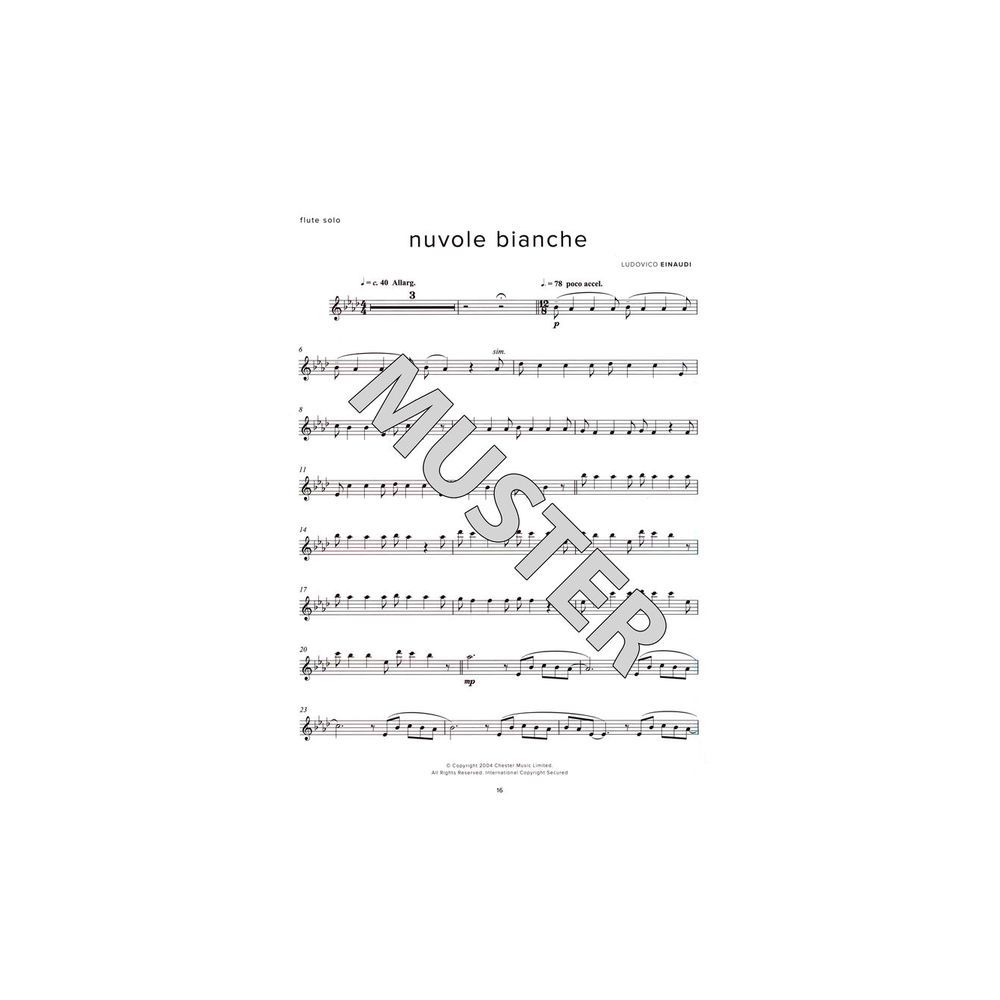 Chester Music Einaudi The Flute Collection – Thomann Ireland