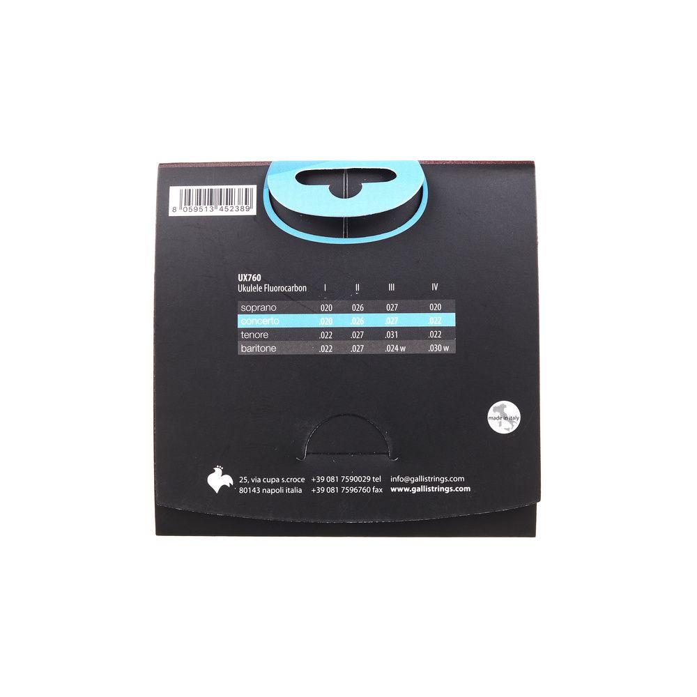 Galli Strings UX760 Concert Ukulele Strings – Thomann Ireland