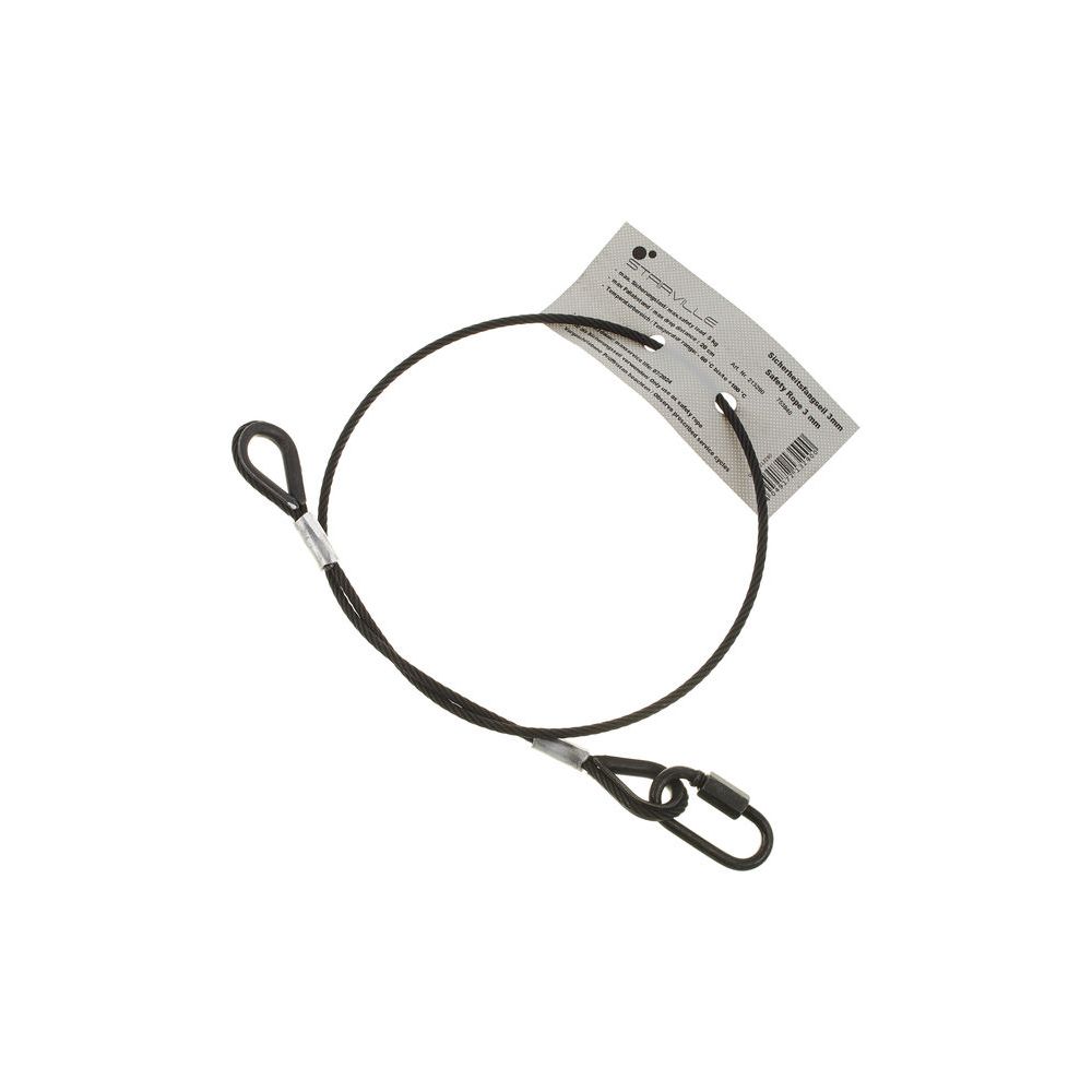 Stairville Safety 60cm/3mm Black 5kg – Thomann Ireland