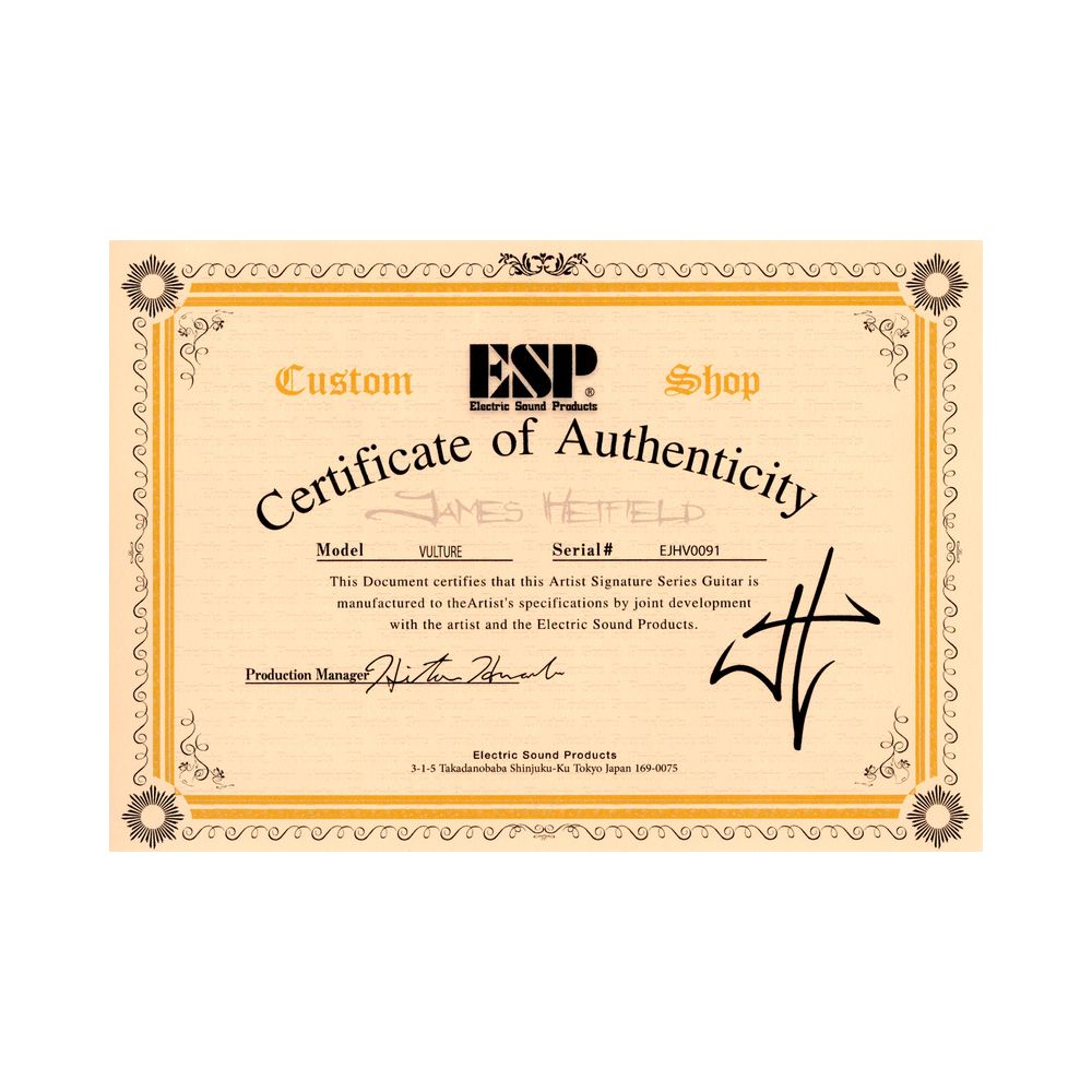 ESP Vulture BKS Hetfield – Thomann Ireland