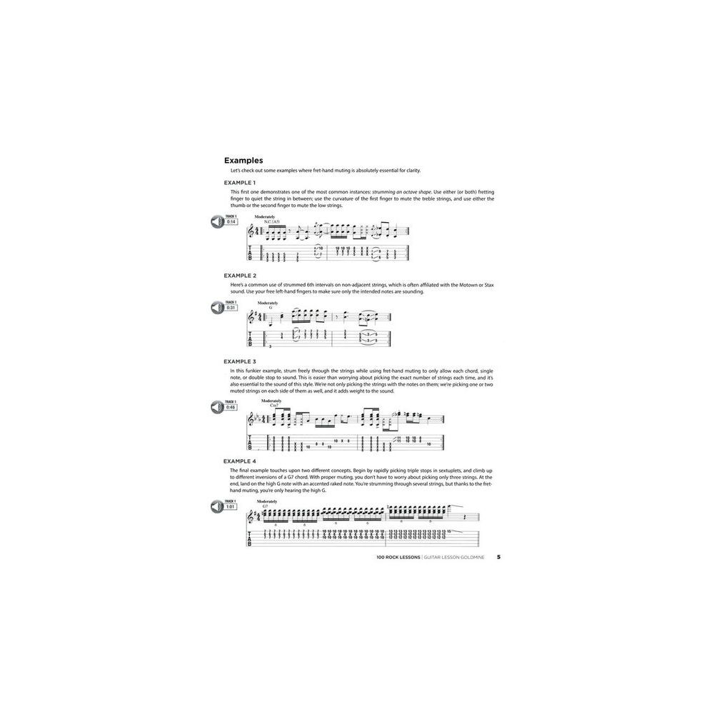 Hal Leonard 100 Rock Lessons Guitar – Thomann Ireland