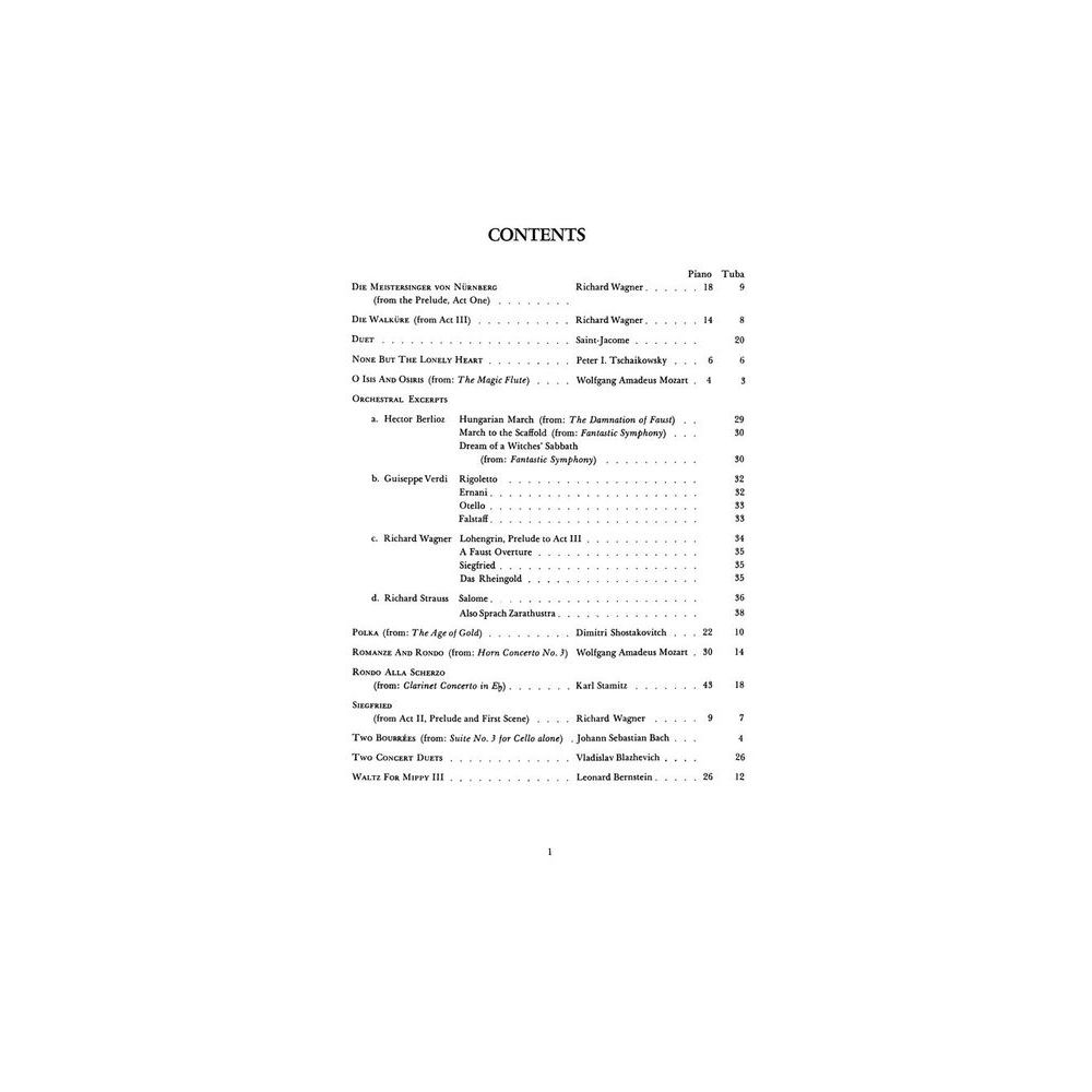 G. Schirmer Solos for the Tuba Player – Thomann Ireland