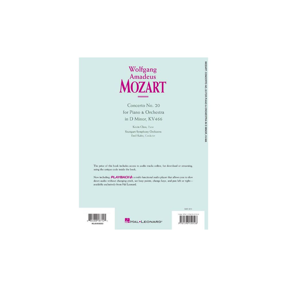 Music Minus One Mozart Concerto No.20 KV 466 – Thomann Ireland