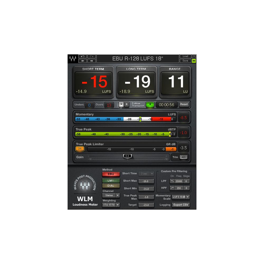 Waves WLM Plus Loudness Meter – Thomann Ireland
