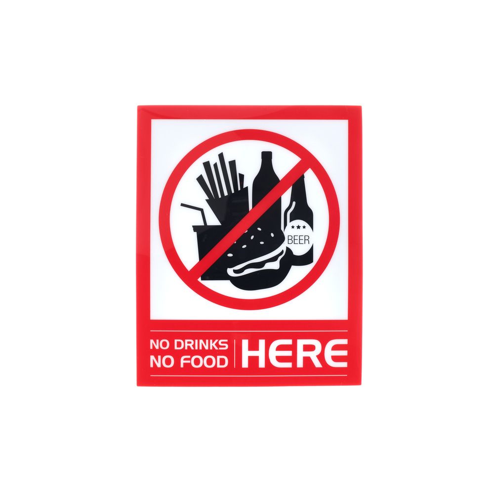 Stageworx Tourlabel No Drinks or Food 2 – Thomann Ireland