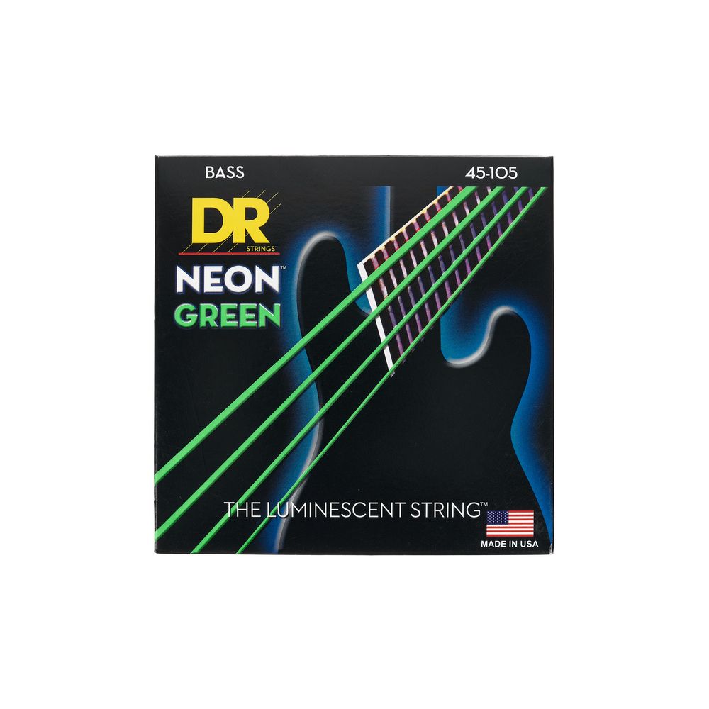 DR Strings Neon Green NGB
