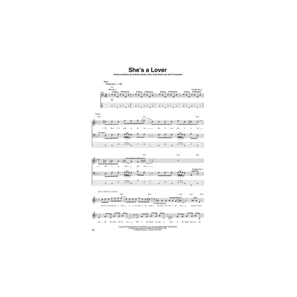 Hal Leonard RHCP Unlimited Love Bass – Thomann Ireland