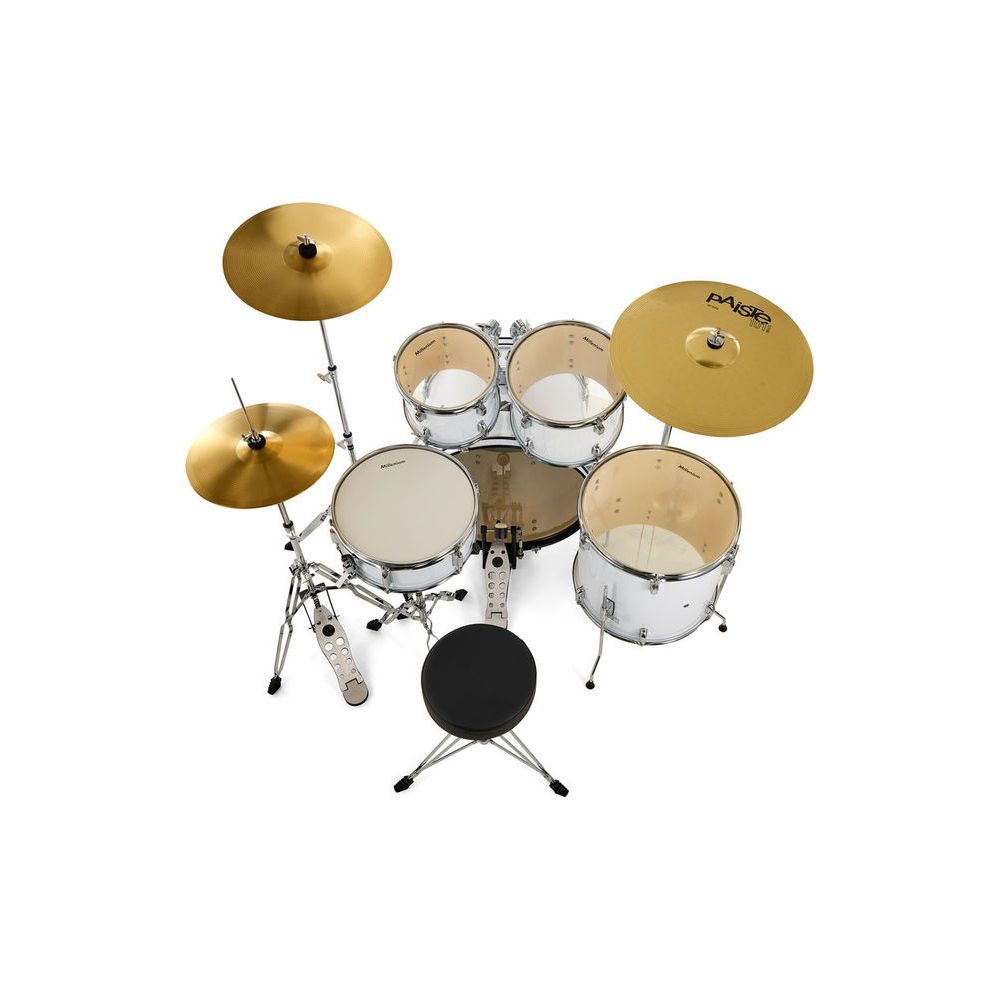 Millenium Focus 22 Drum Bundle White – Thomann Ireland