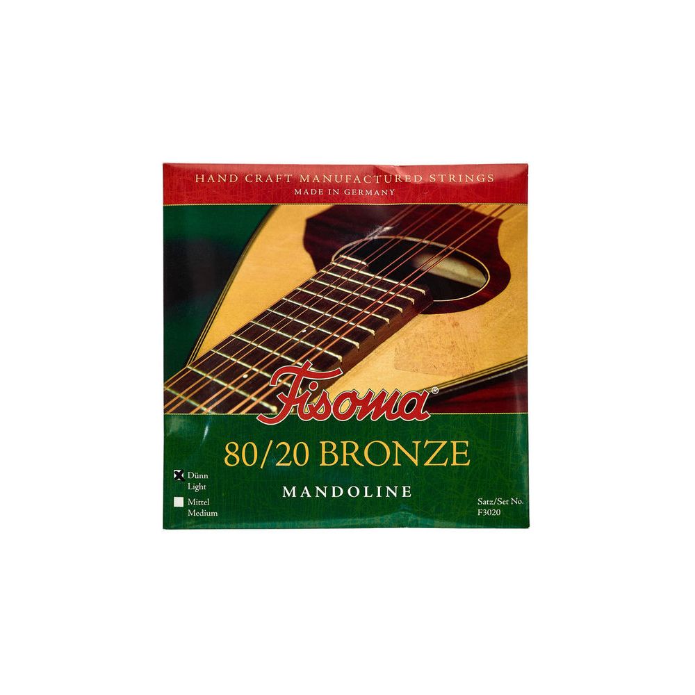 Fisoma F3020D Mandolin Strings 80/20 – Thomann Ireland