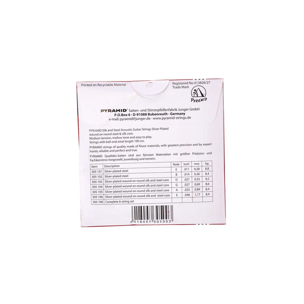 Pyramid 305/100 Silk & Steel – Thomann Ireland