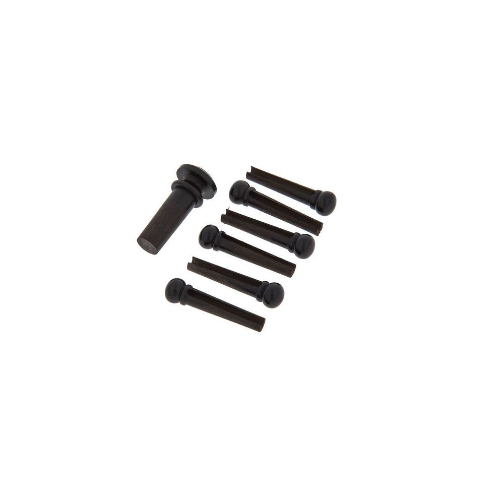 Harley Benton Parts Bridgepin Set Ebony – Thomann Ireland