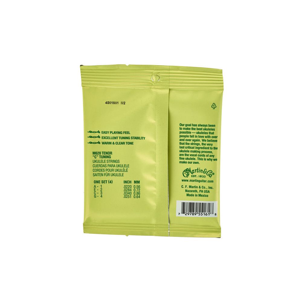 Martin Guitar M620 NEW Ukulele String Set – Thomann Ireland