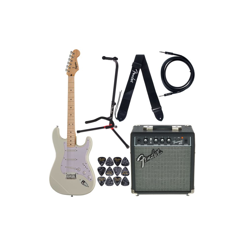Squier Sonic Strat HT Arctic W Set – Thomann Ireland
