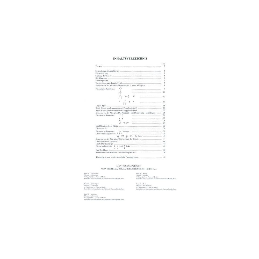 Editions Henry Lemoine Erstes Jahr Klavierunterricht – Thomann Ireland