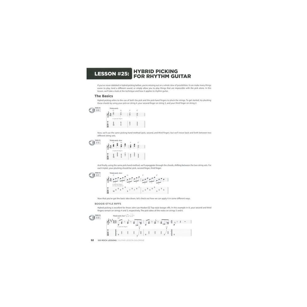 Hal Leonard 100 Rock Lessons Guitar – Thomann Ireland