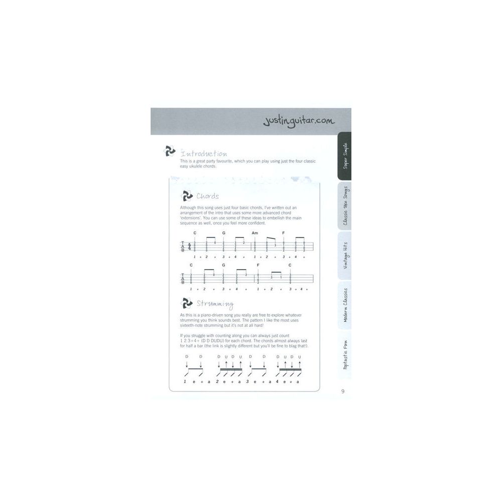 Wise Publications Justinguitar.com Ukulele – Thomann Ireland