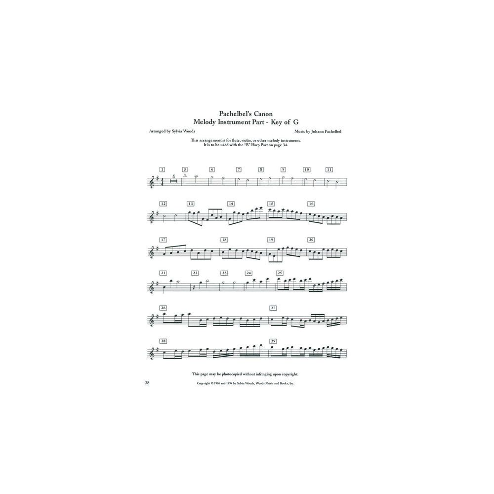 Hal Leonard Pachelbel Canon Harp – Thomann Ireland
