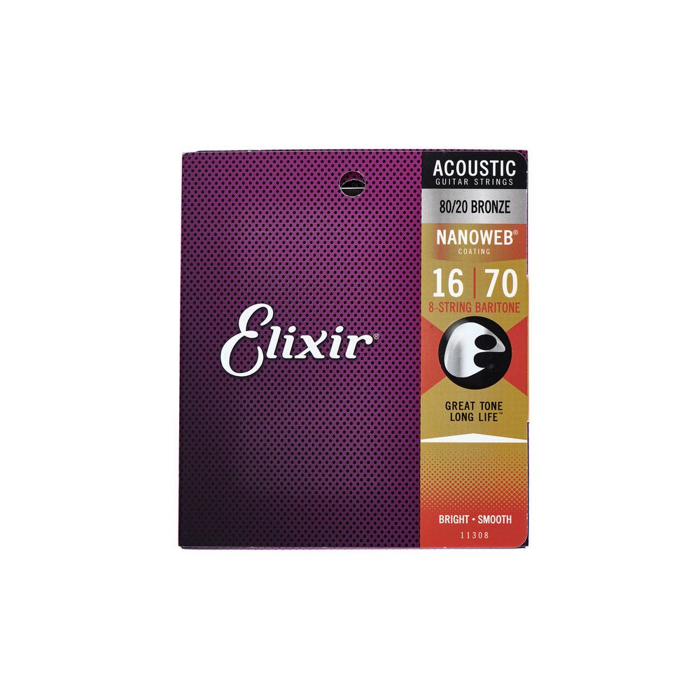 Elixir Nanoweb Baritone 8 String – Thomann Ireland