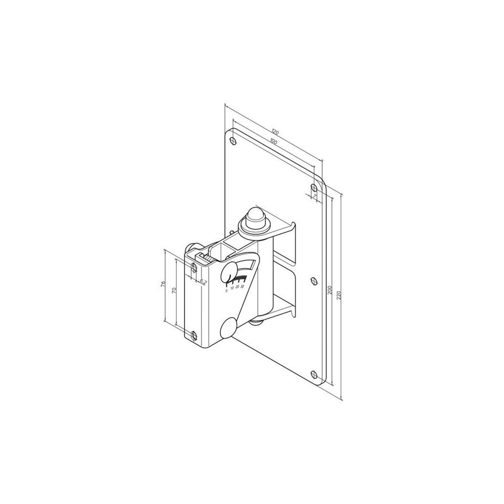 K&M 24481 Speaker Wall Mount Black – Thomann Ireland