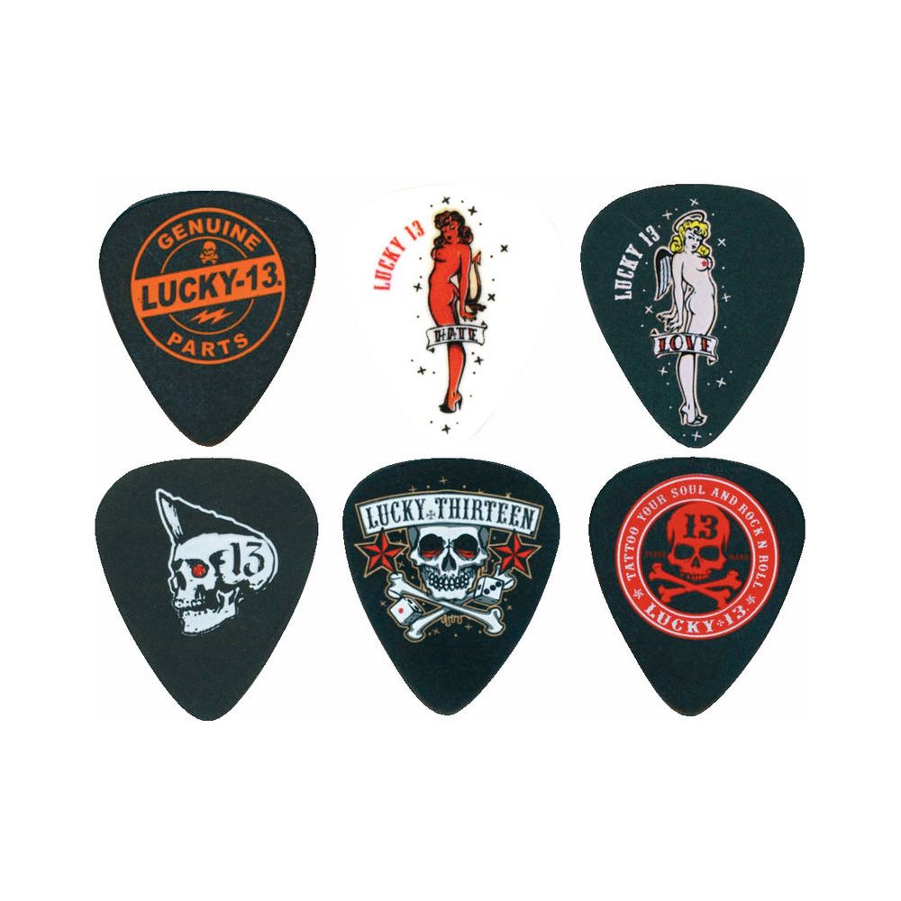 Dunlop Plectrum Lucky II 13 Pack 1,00 – Thomann Ireland