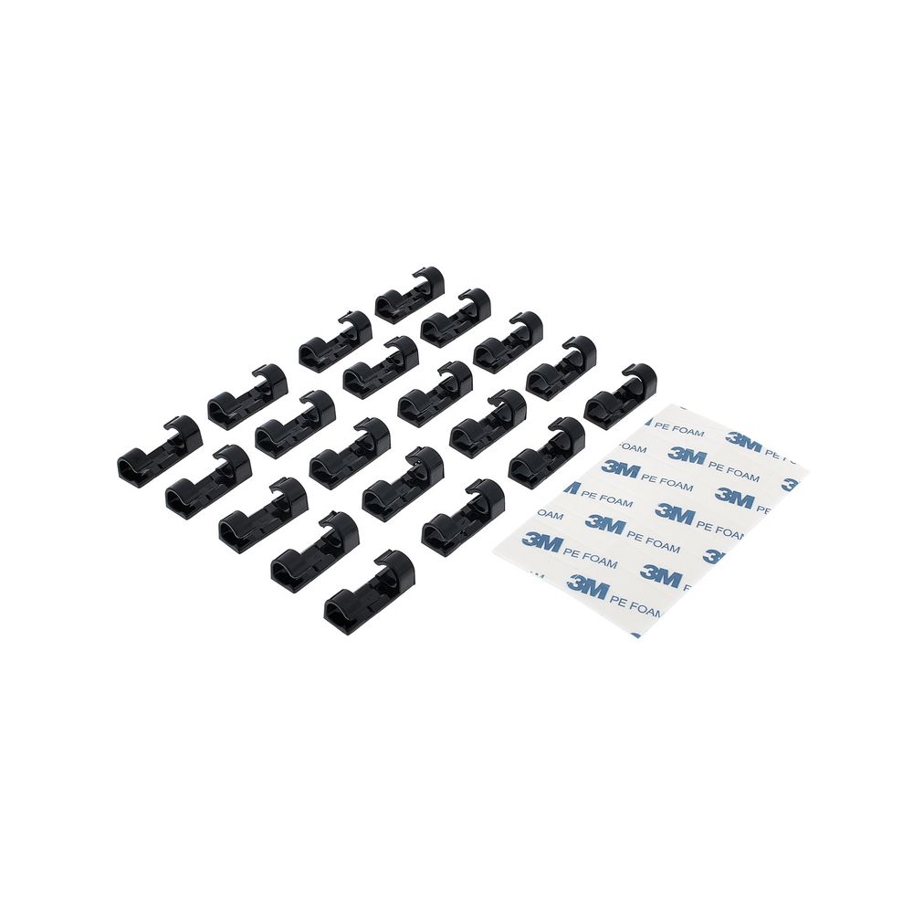 Harley Benton Pedalboard Cable Clamp 20pcs – Thomann Ireland