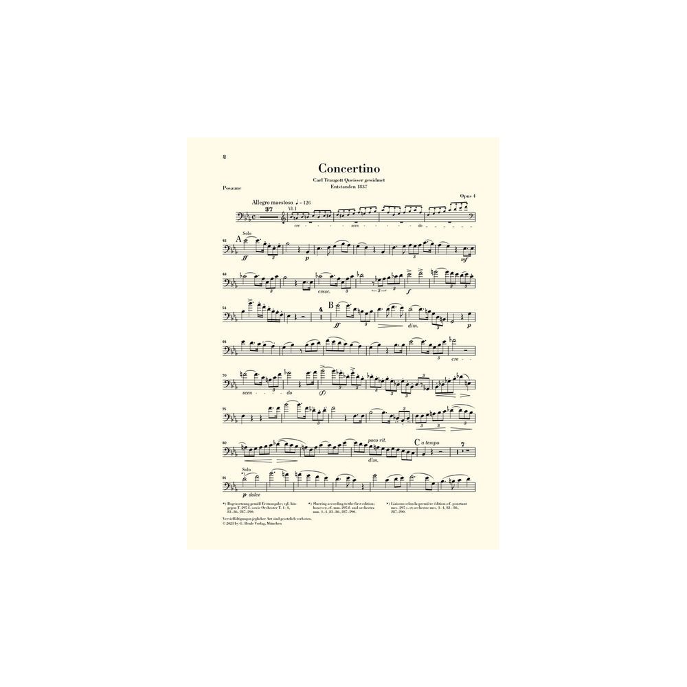 Henle Verlag David Concertino Es