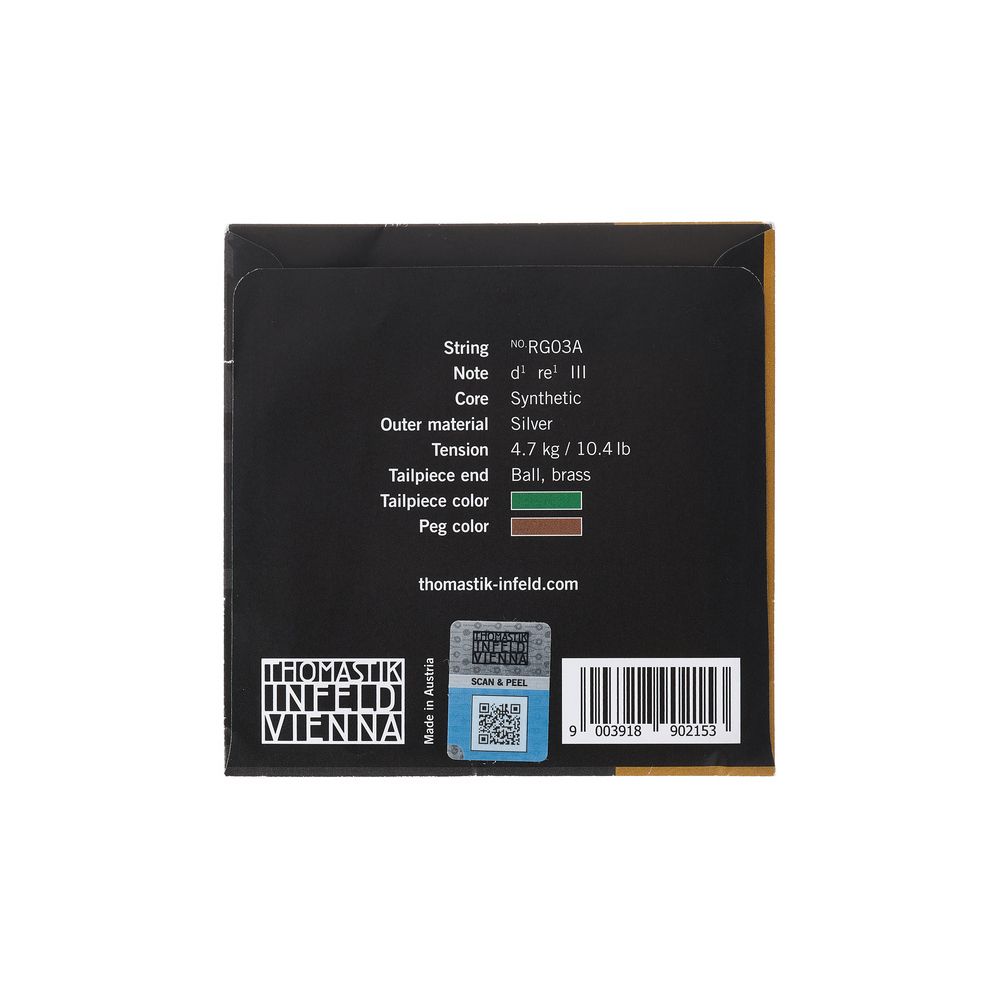 Thomastik Rondo Gold D Violin 4/4 Medium – Thomann Ireland