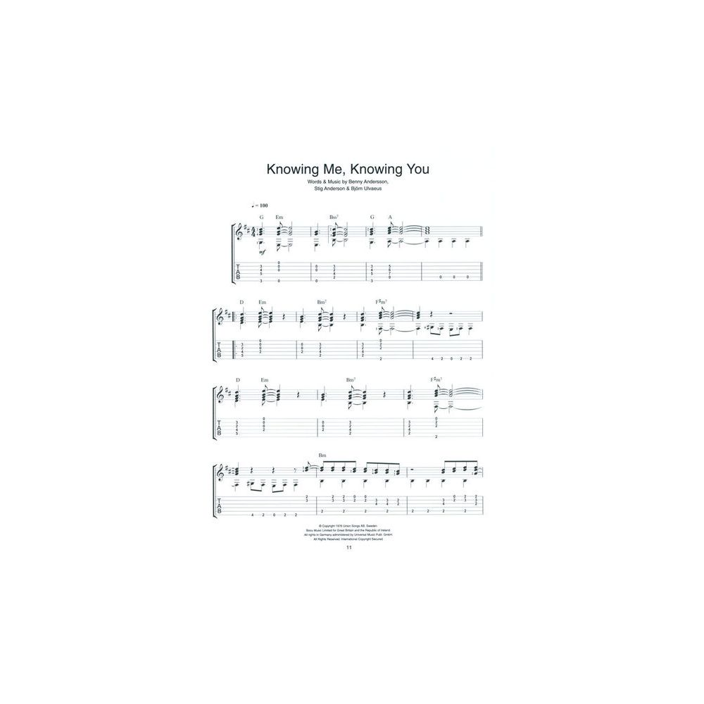 Wise Publications Abba Gold Guitar – Thomann Ireland