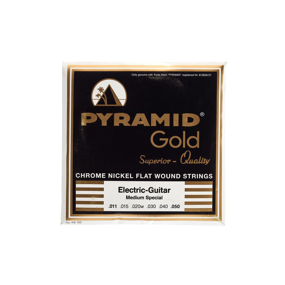 Pyramid Gold Flatwound 011
