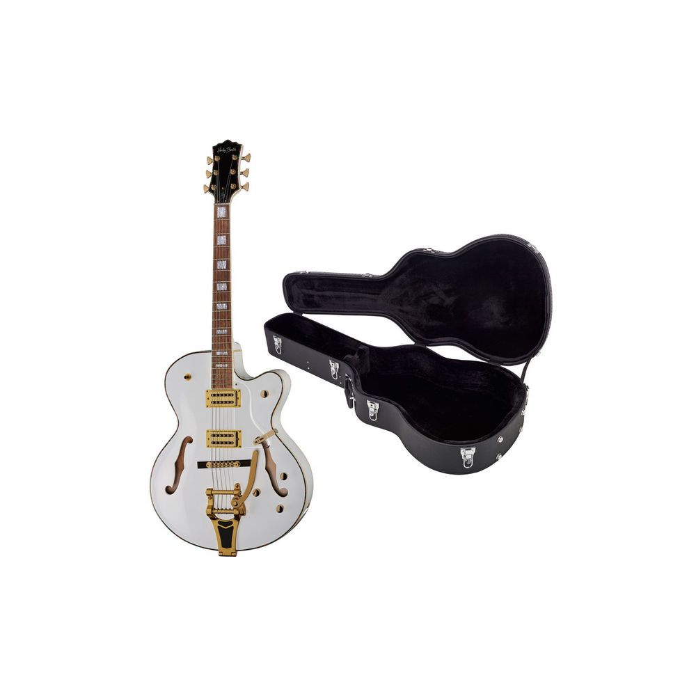 Harley Benton BigTone Trem White w/Case – Thomann Ireland