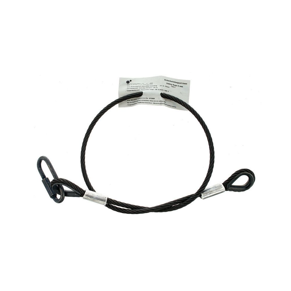 Stairville Safety Set 80cm/6mm Bk 10 pcs – Thomann Ireland