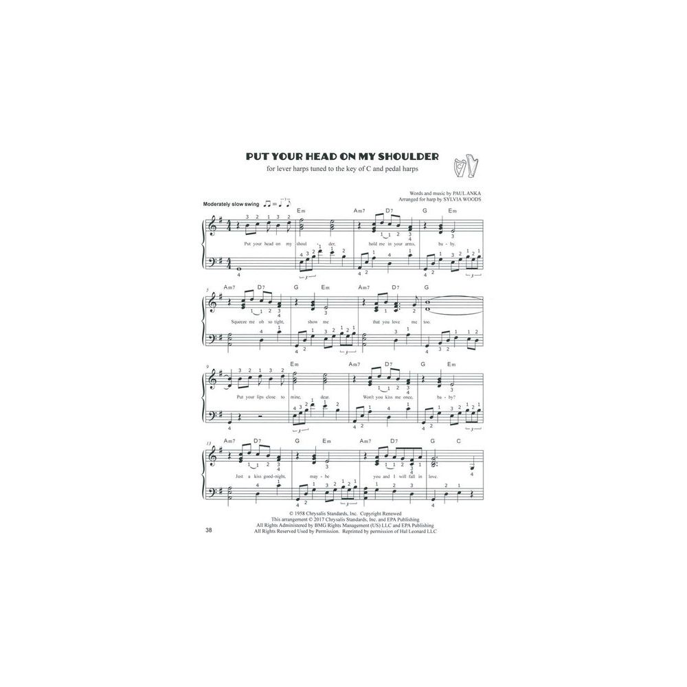 Hal Leonard Favorites from the '50s Harp – Thomann Ireland