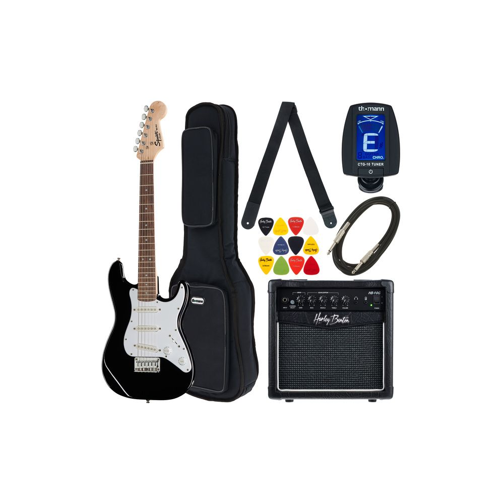 Squier Mini Strat V2 BK IL Bundle – Thomann Ireland