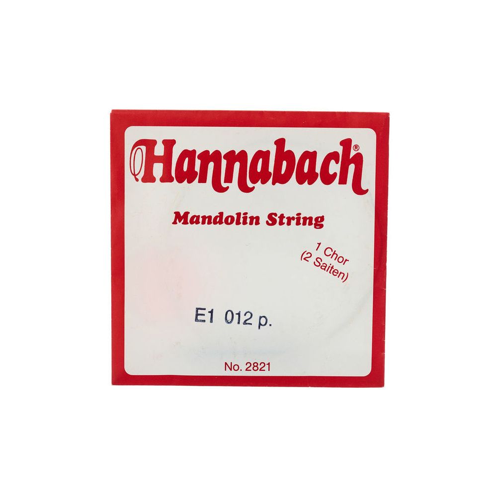 Hannabach Mandolin String E .012 (2pcs) – Thomann Ireland