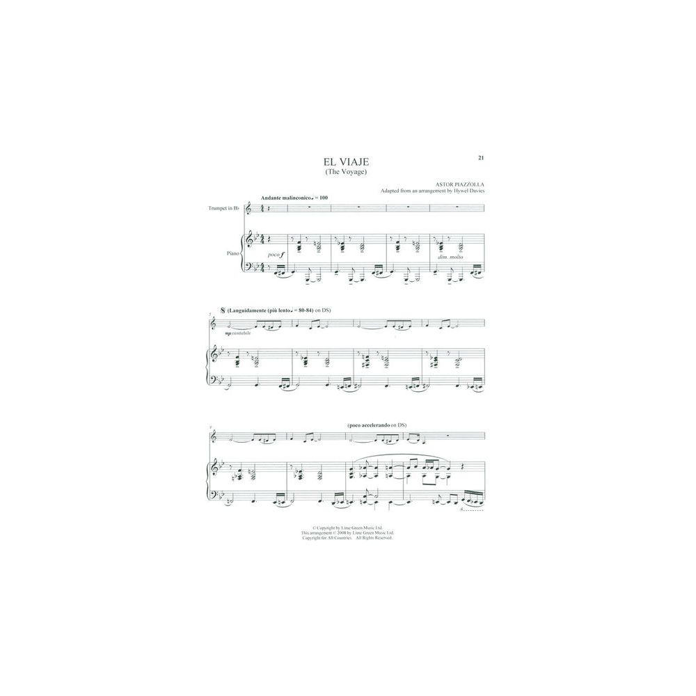 Boosey & Hawkes 25 Piazzolla Tangos Trumpet – Thomann Ireland