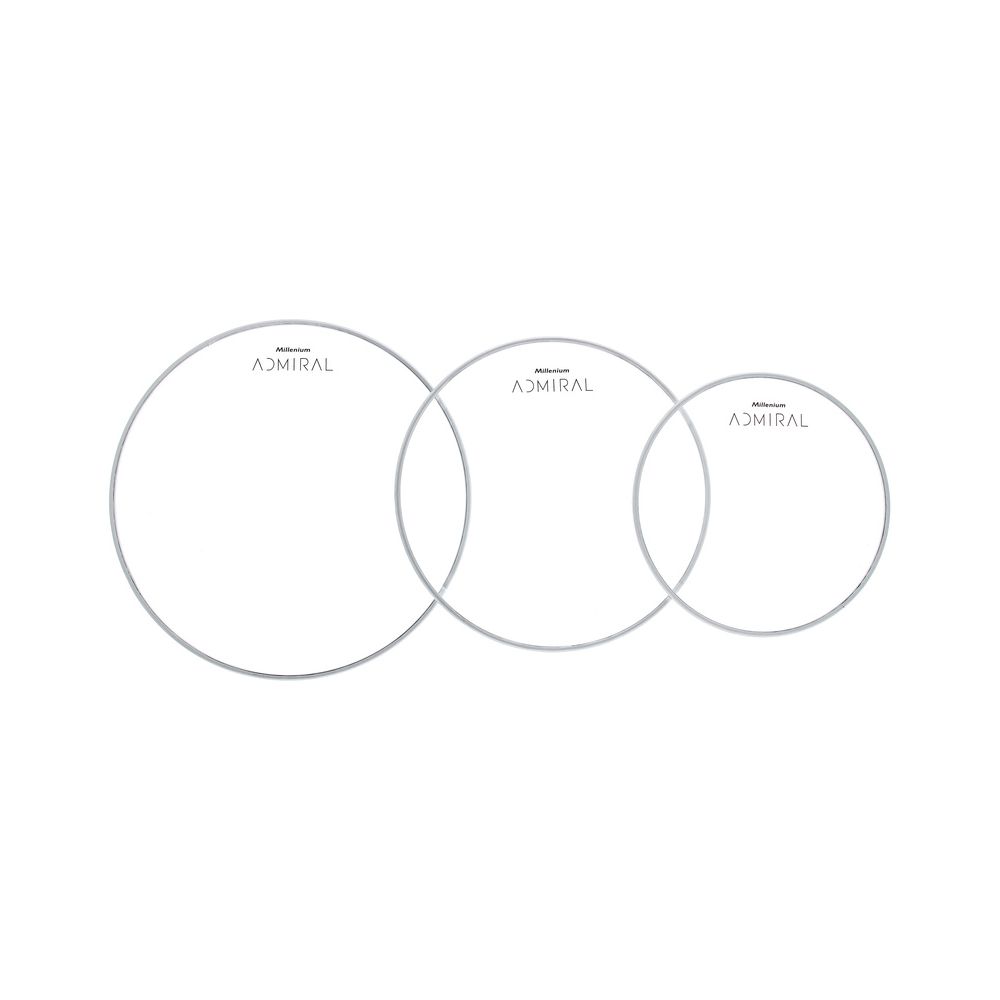 Millenium Admiral Clear Drumhead Pack 2 – Thomann Ireland