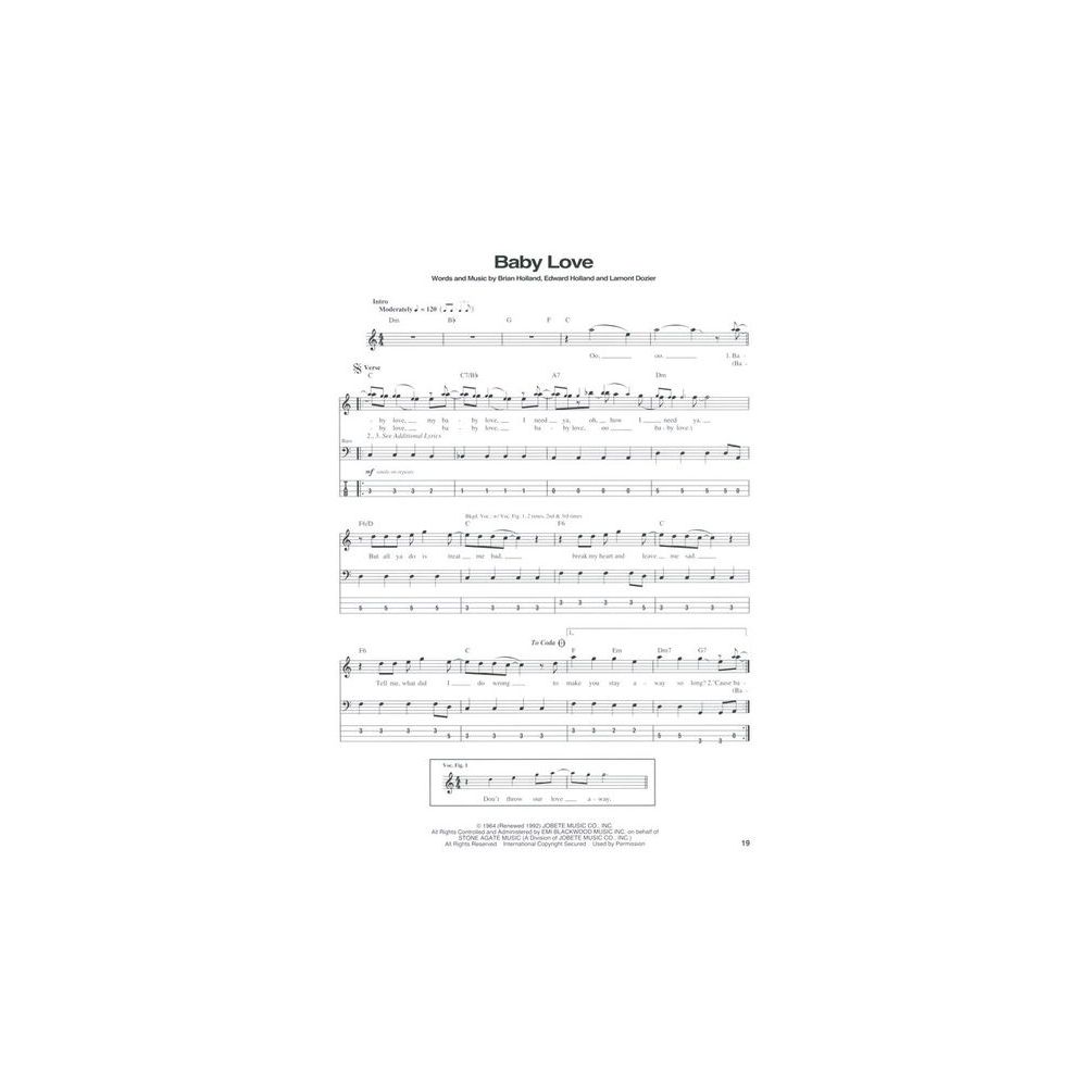 Hal Leonard Motown Bass Classics – Thomann Ireland