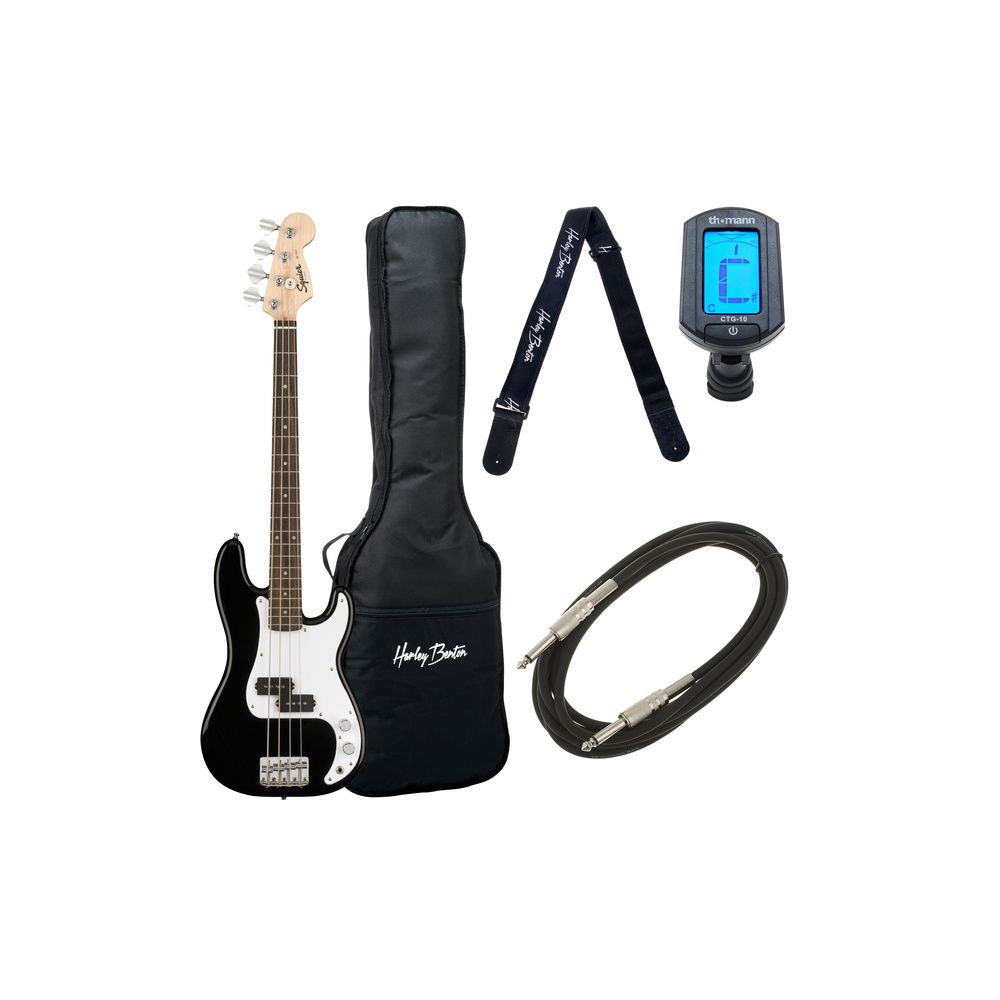 Squier Mini P Bass Black Bundle – Thomann Ireland