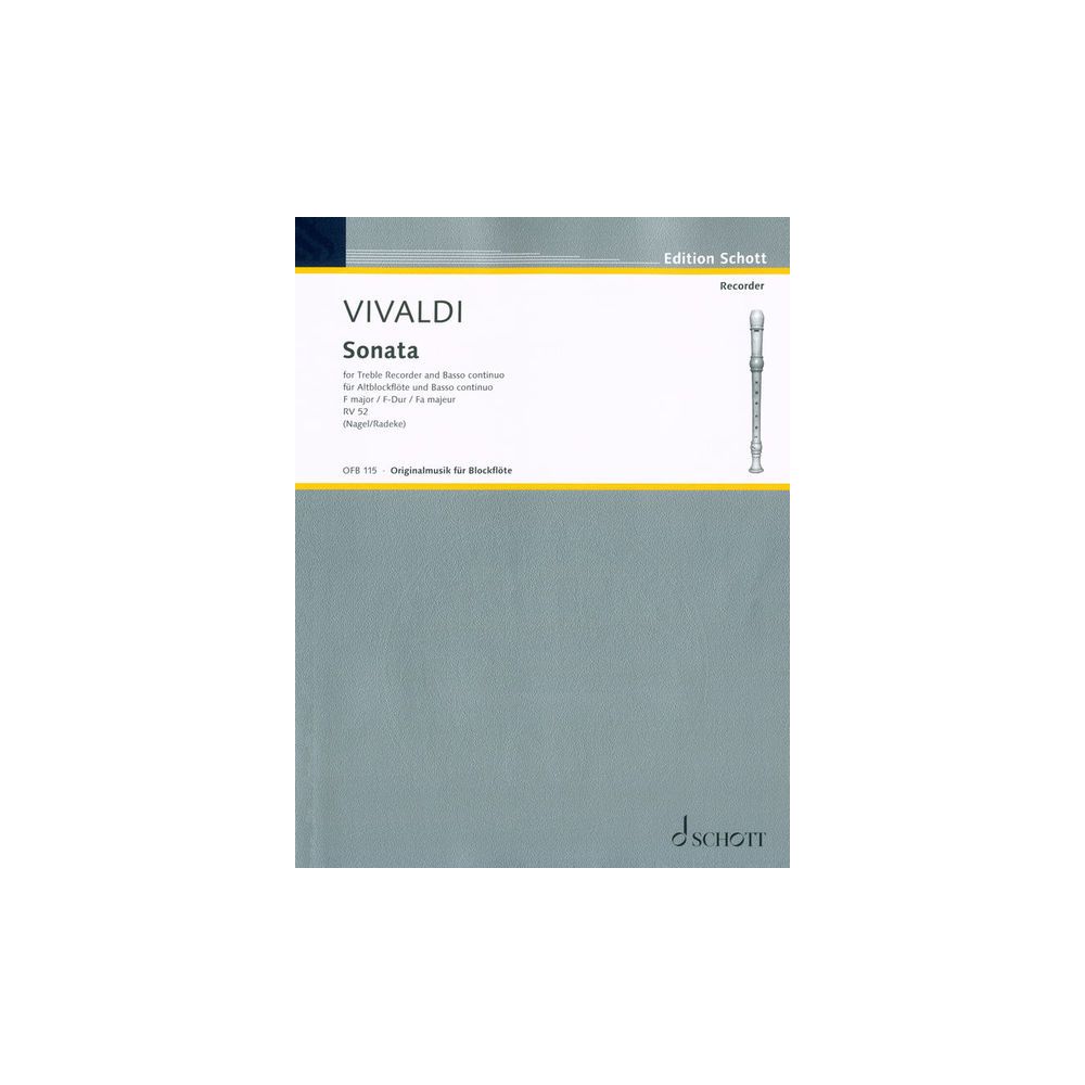 Schott Vivaldi Sonata F