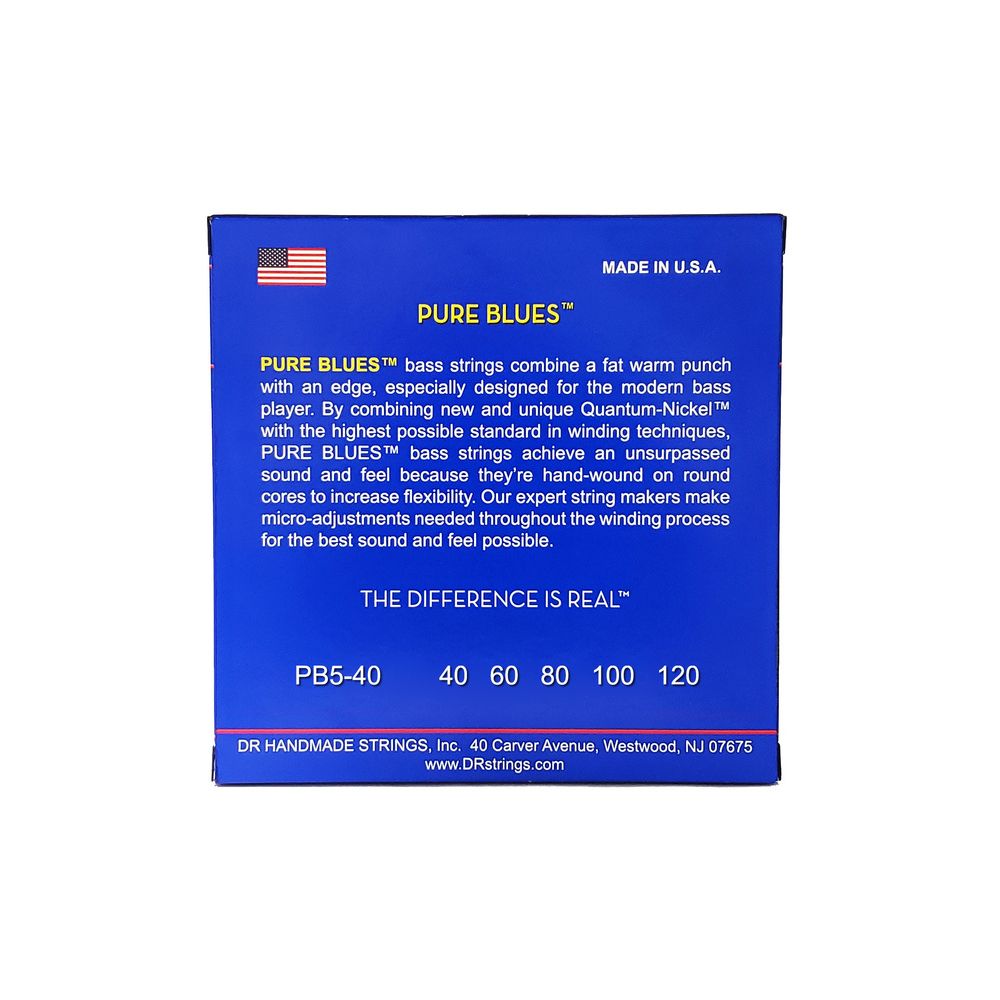 DR Strings Pure Blues PB5