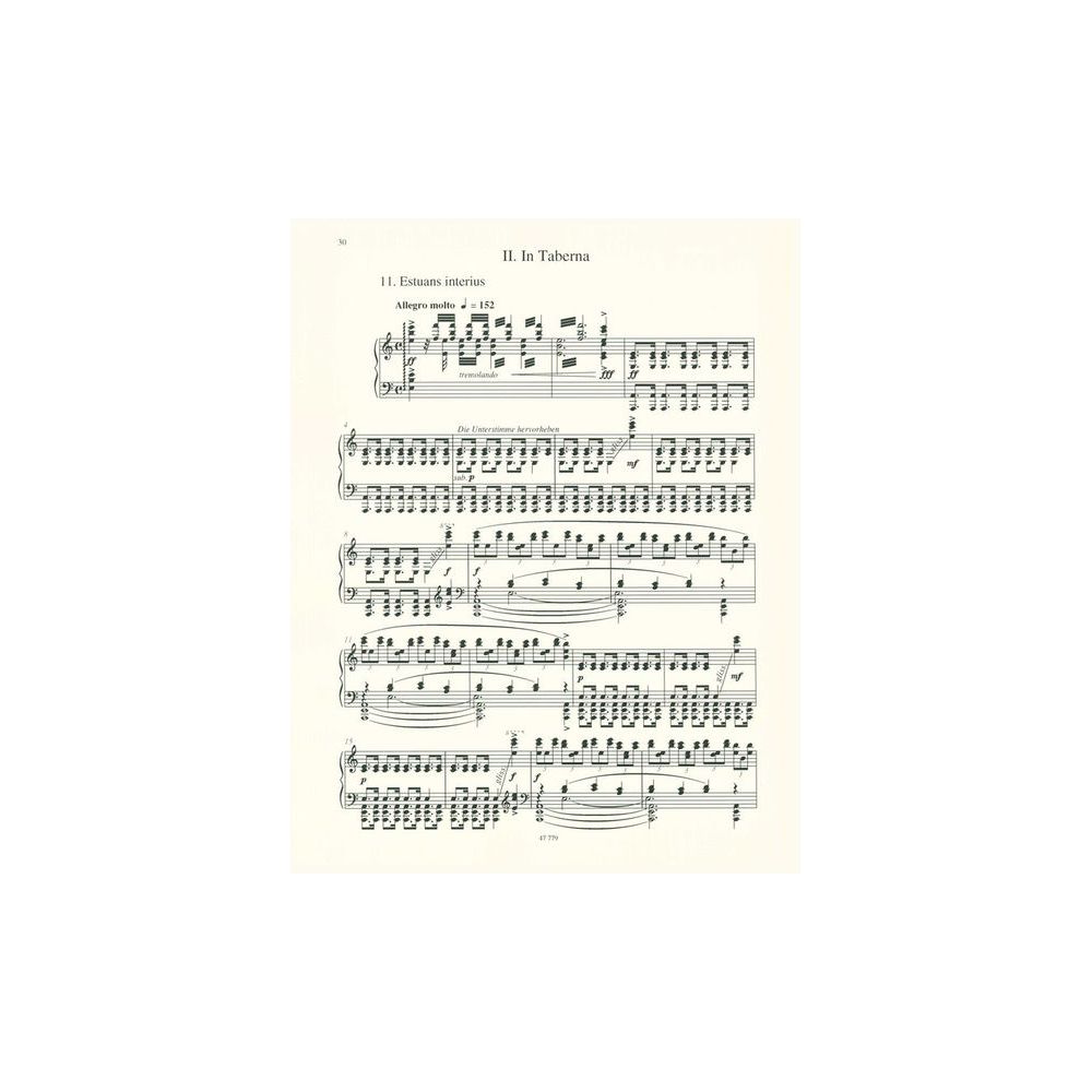 Schott Orff Carmina Burana Piano – Thomann Ireland