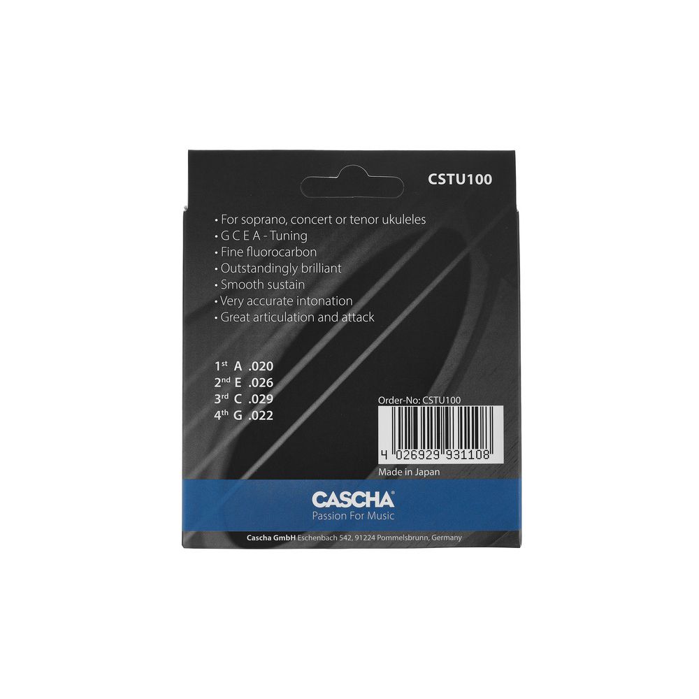 Cascha CSTU100 Carbon Uke Strings – Thomann Ireland