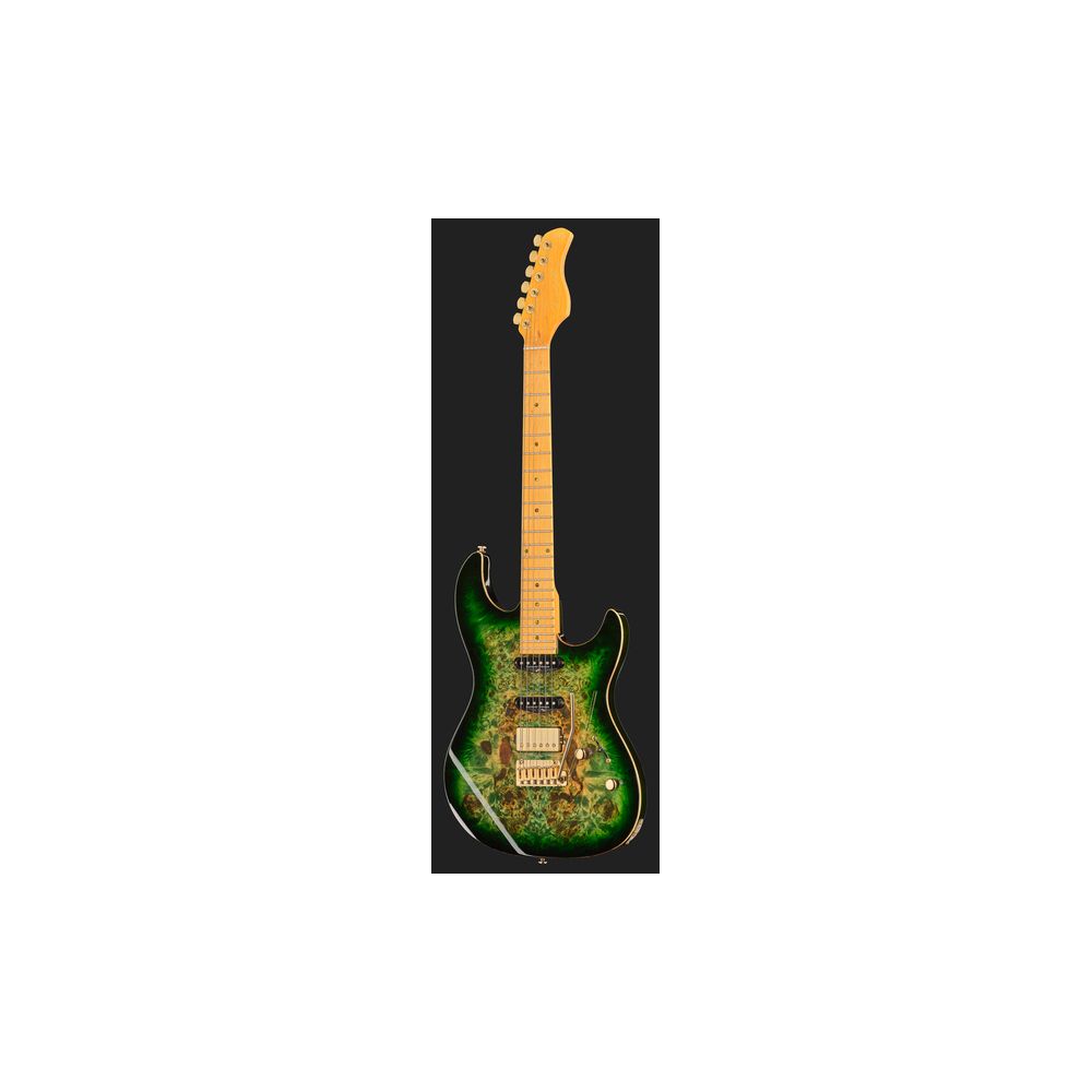 Larry Carlton S10 HSS Transparent Green – Thomann Ireland