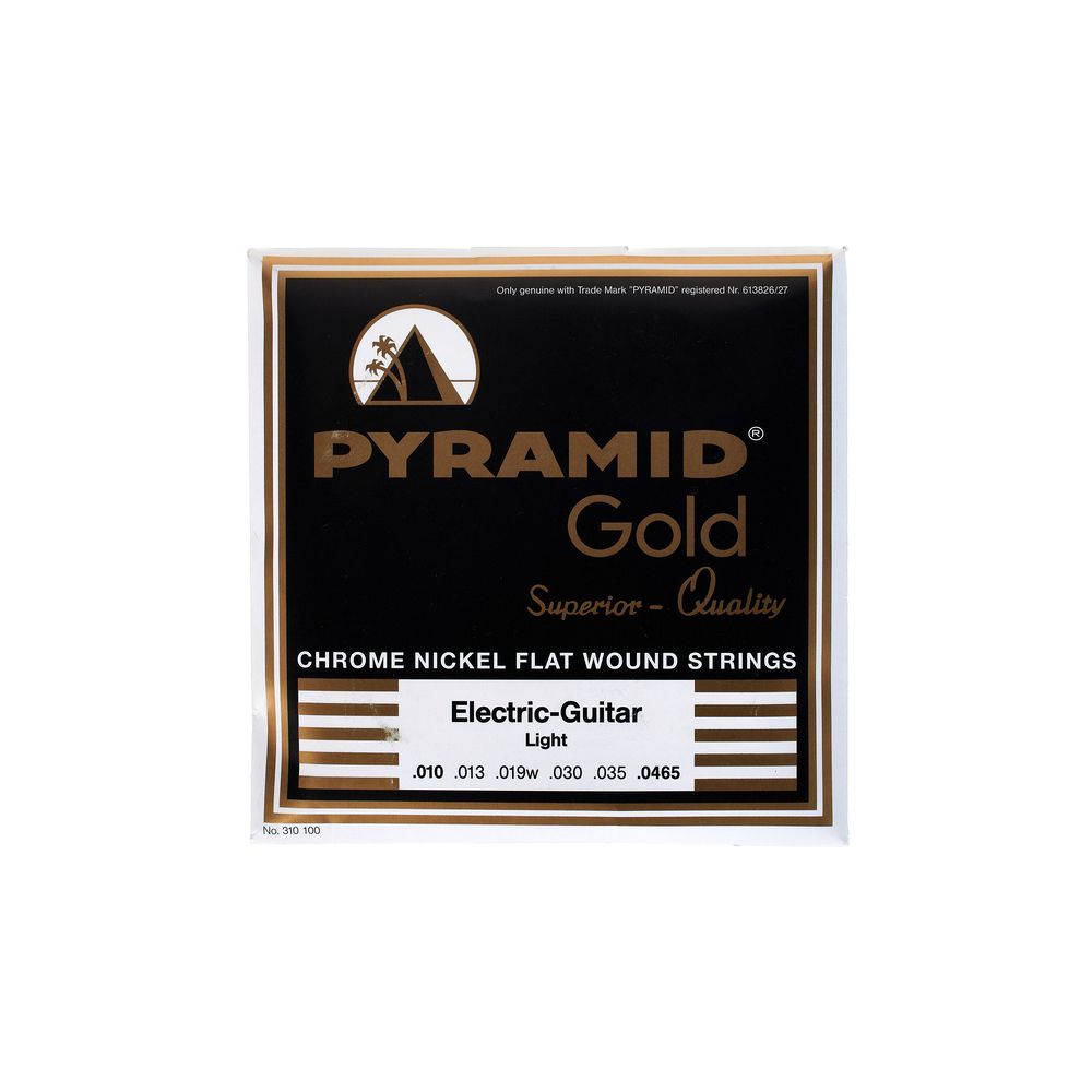 Pyramid Gold Flatwound 010