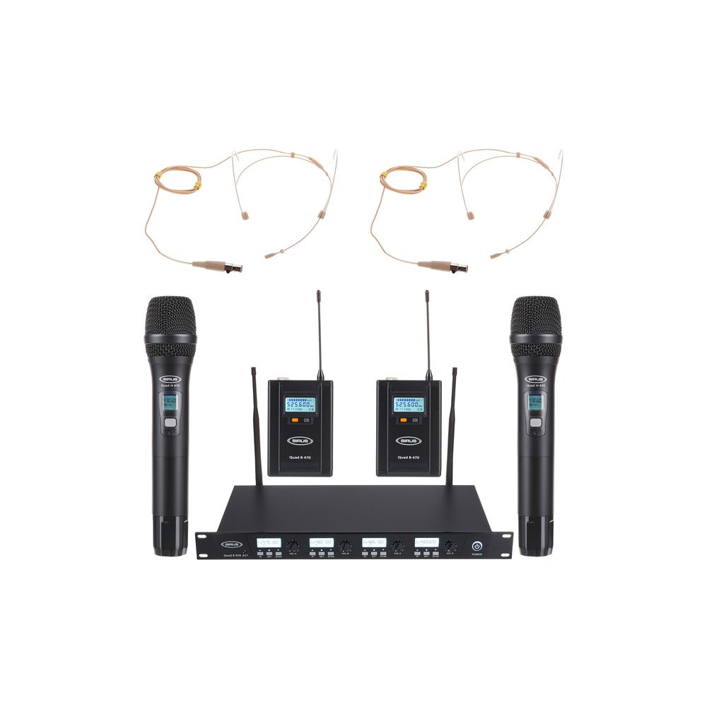 Sirus Quad R/2H/2B 2 Headmike O 470 – Thomann Ireland